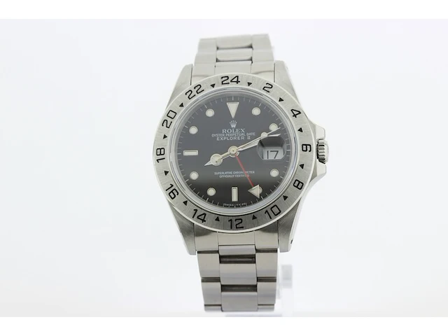 Heren polshorloge rolex, oyster perpetual explorer ii, zwarte wijzerplaat, bouwjaar 1992 - afbeelding 1 van  9
