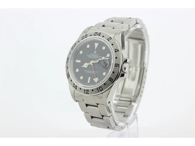 Heren polshorloge rolex, oyster perpetual explorer ii, zwarte wijzerplaat, bouwjaar 1992 - afbeelding 4 van  9