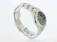 Heren polshorloge rolex, oyster perpetual explorer, zwarte wijzerplaat, bouwjaar 1999 - afbeelding 3 van  9