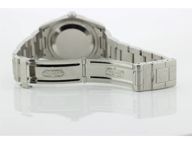 Heren polshorloge rolex, oyster perpetual explorer, zwarte wijzerplaat, bouwjaar 1999 - afbeelding 7 van  9