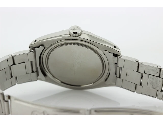 Heren polshorloge rolex, oysterdate precision, roze wijzerplaat, bouwjaar 1978 - afbeelding 6 van  9