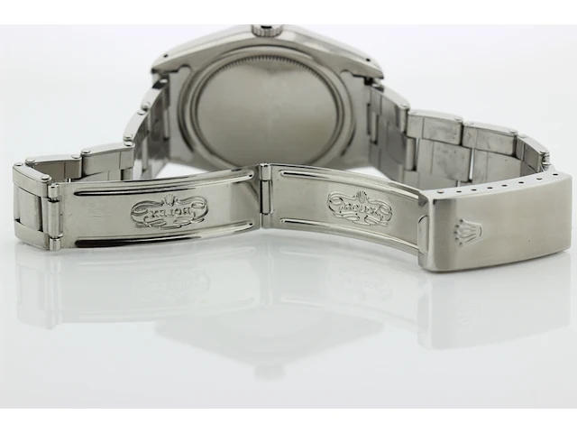 Heren polshorloge rolex, oysterdate precision, roze wijzerplaat, bouwjaar 1978 - afbeelding 7 van  9