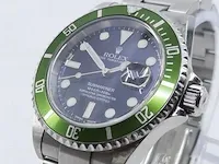 Heren polshorloge rolex, submariner kermit 16610lv flat 4 mk1 - afbeelding 1 van  24