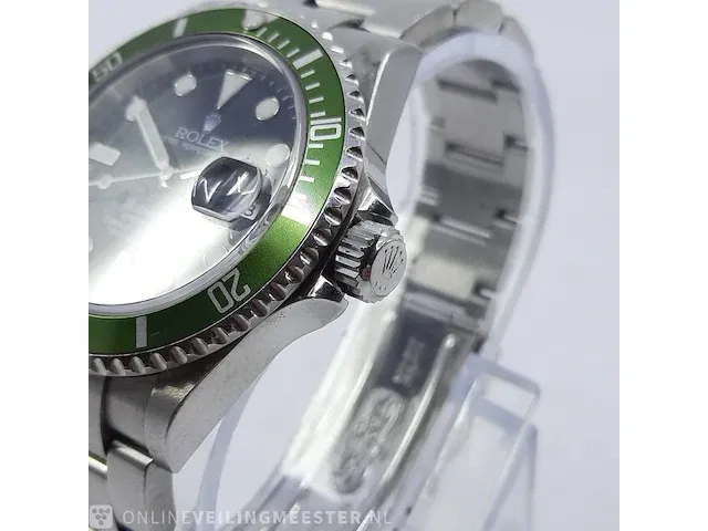 Heren polshorloge rolex, submariner kermit 16610lv flat 4 mk1 - afbeelding 2 van  24