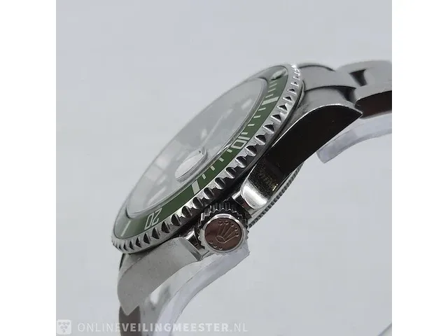 Heren polshorloge rolex, submariner kermit 16610lv flat 4 mk1 - afbeelding 4 van  24