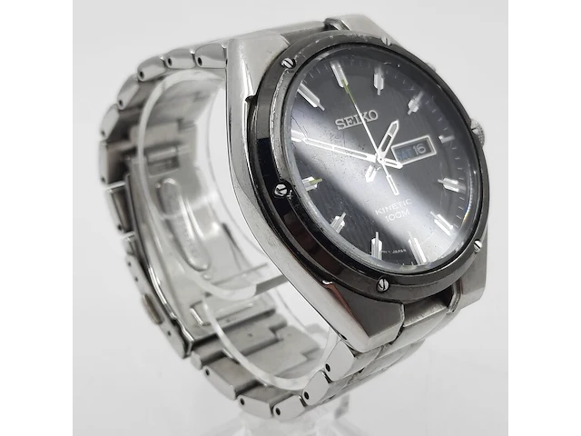Heren polshorloge seiko, kinetic - afbeelding 21 van  22