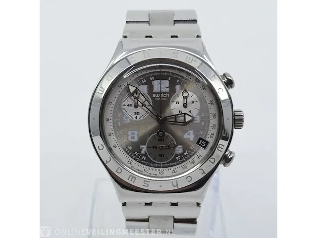 Heren polshorloge swatch, irony - afbeelding 1 van  12