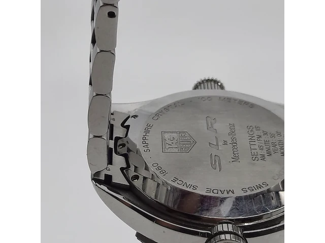 Heren polshorloge, tag heuer, slr calibre s mercedes benz chronograph cag7010 - afbeelding 15 van  27