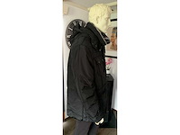 Heren winter jas zwart maat 6 xl - afbeelding 2 van  6