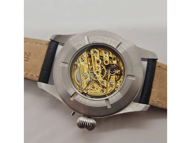 Herenhorloge - antiek patek phillipe uurwerk - horologisch kunstwerk - afbeelding 2 van  10