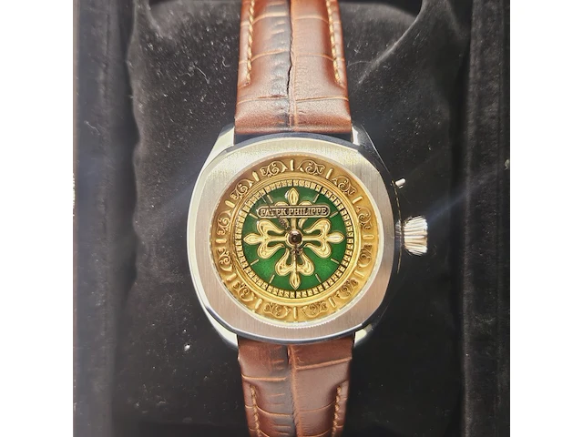 Herenhorloge - antiek patek phillipe uurwerk - horologisch kunstwerk - afbeelding 1 van  9