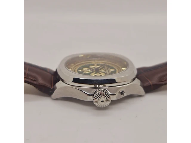 Herenhorloge - antiek patek phillipe uurwerk - horologisch kunstwerk - afbeelding 7 van  9
