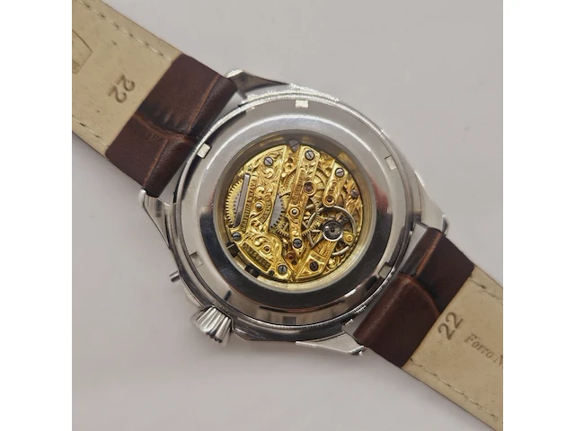 Herenhorloge - antiek patek phillipe uurwerk - horologisch kunstwerk - afbeelding 8 van  9