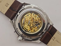Herenhorloge - antiek patek phillipe uurwerk - horologisch kunstwerk - afbeelding 8 van  9