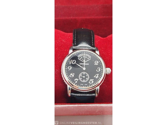 Herenhorloge - montblanc meisterstück reserve de marche - afbeelding 3 van  5