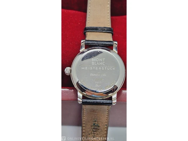 Herenhorloge - montblanc meisterstück reserve de marche - afbeelding 5 van  5