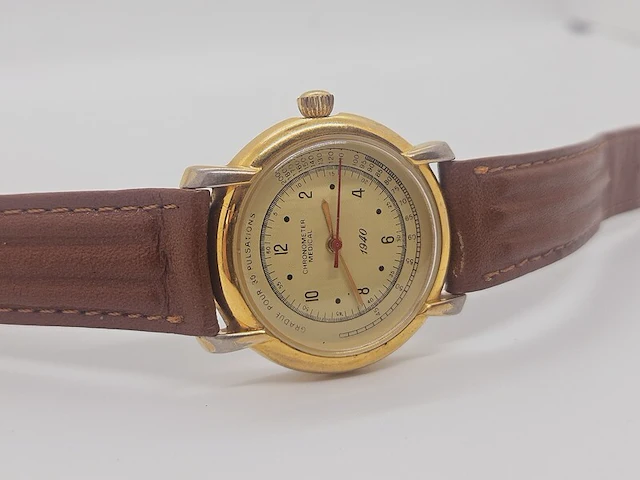 Herenhorloge chronometer medical 1940 - afbeelding 6 van  9