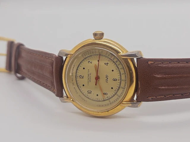 Herenhorloge chronometer medical 1940 - afbeelding 7 van  9