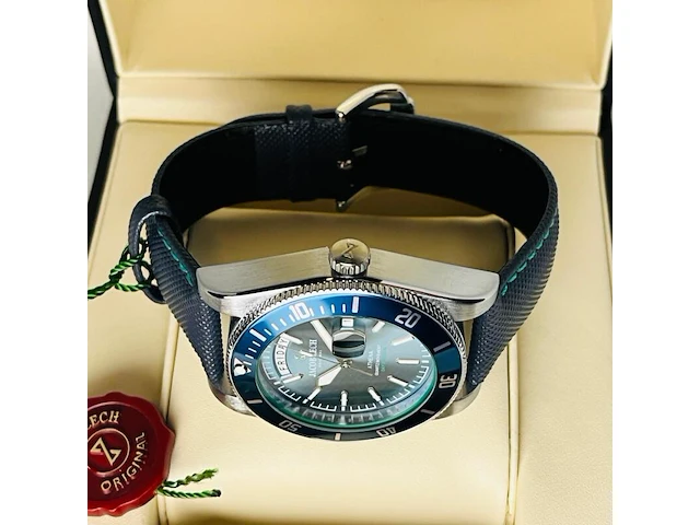 Herenhorloge jacob zech athena - seiko uurwerk - afbeelding 12 van  13