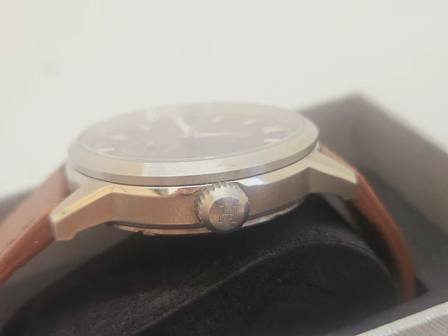 Heritor argento militaire automatisch herenhorloge - afbeelding 4 van  8
