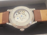 Heritor argento militaire automatisch herenhorloge - afbeelding 6 van  8