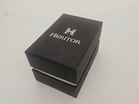 Heritor argento militaire automatisch herenhorloge - afbeelding 8 van  8