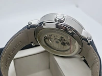 Heritor aries skeleton moonphase automatisch herenhorloge - afbeelding 7 van  8