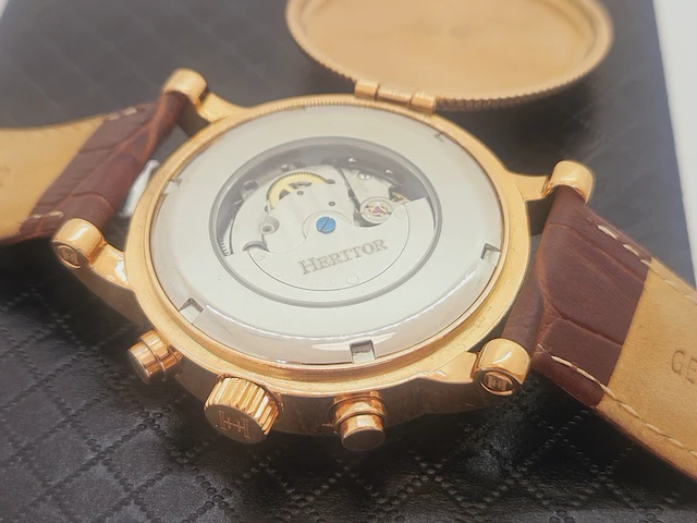 Heritor legacy automatisch herenhorloge inclusief doos - afbeelding 9 van  10