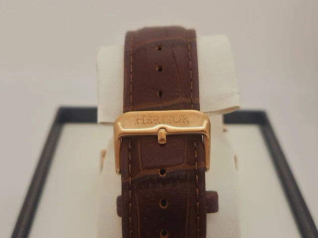 Heritor legacy automatisch herenhorloge inclusief doos - afbeelding 10 van  10