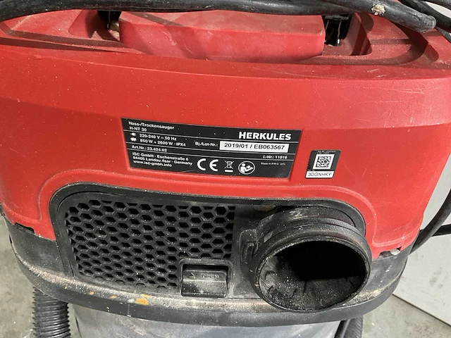 Herkules h-nt-30 industriële stofzuiger - afbeelding 4 van  5