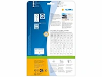 Herma 5063 verzendetiketten 800 vel 105 x 148 mm 4 per a4 vel 3200 stuks zelfklevende bedrukbare matte blanco papieren adresetiketten stickers wit - afbeelding 2 van  4