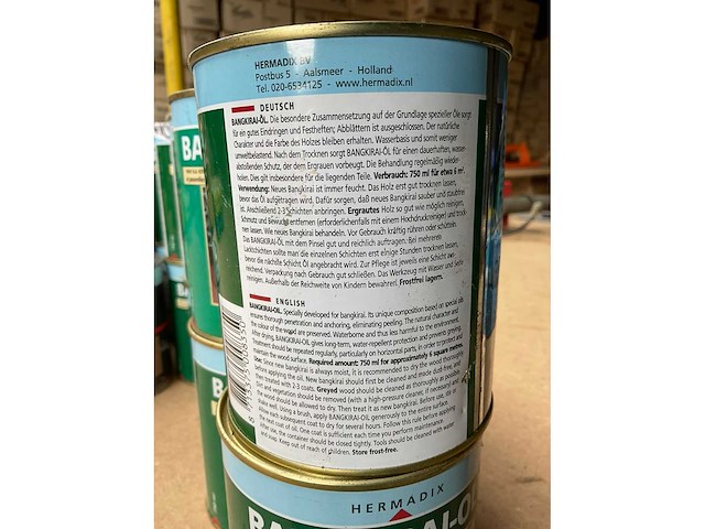 Hermadix bangkirai olie (10x) - afbeelding 4 van  5