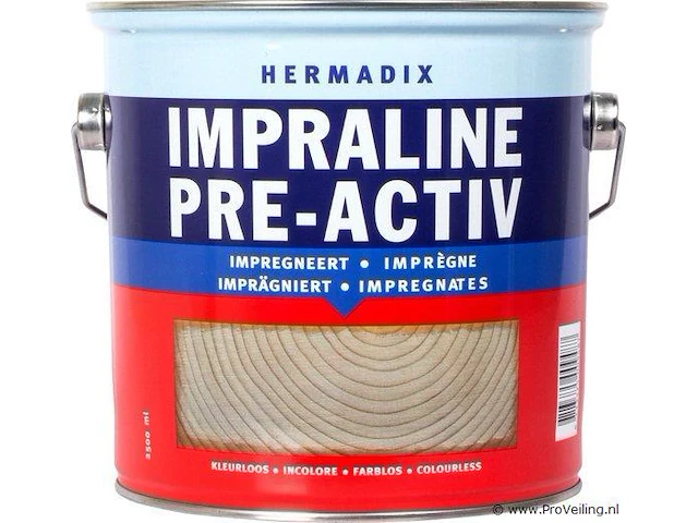 Hermadix impraline pre-activ kleurloos 2,5 l - afbeelding 1 van  1