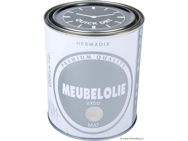 Hermadix meubelolie extra - 750 ml white wash - afbeelding 1 van  1
