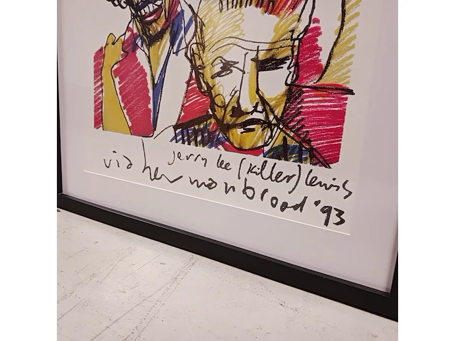 Herman brood "elvis, nick cave, jimi hendrix, jerry lee lewis" rolling stones , 1993 - afbeelding 2 van  4