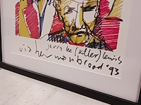 Herman brood "elvis, nick cave, jimi hendrix, jerry lee lewis" rolling stones , 1993 - afbeelding 2 van  4