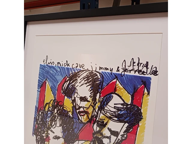 Herman brood "elvis, nick cave, jimi hendrix, jerry lee lewis" rolling stones , 1993 - afbeelding 4 van  4
