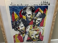 Herman brood "elvis, nick cave, jimmy hendrix, jerry lee lewis" , 1993 - afbeelding 2 van  3
