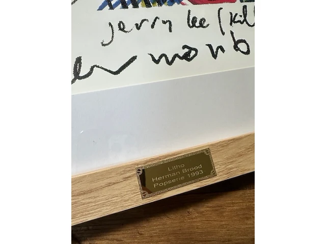 Herman brood "elvis, nick cave, jimmy hendrix, jerry lee lewis" , 1993 - afbeelding 3 van  3