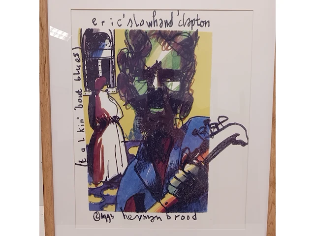 Herman brood "eric clapton", 1993 - afbeelding 2 van  4