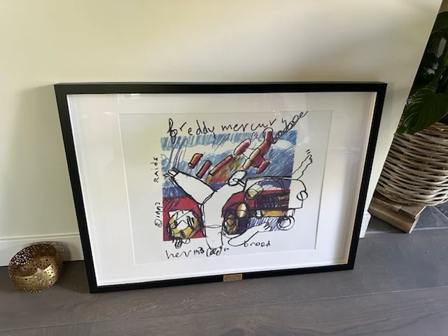 Herman brood "freddy mercury" queen, 1993 - afbeelding 1 van  3