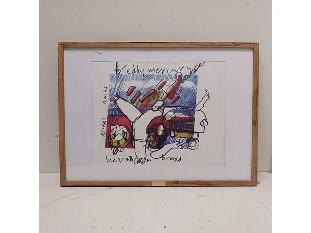 Herman brood freddy mercury, queen, 1993 - afbeelding 1 van  5