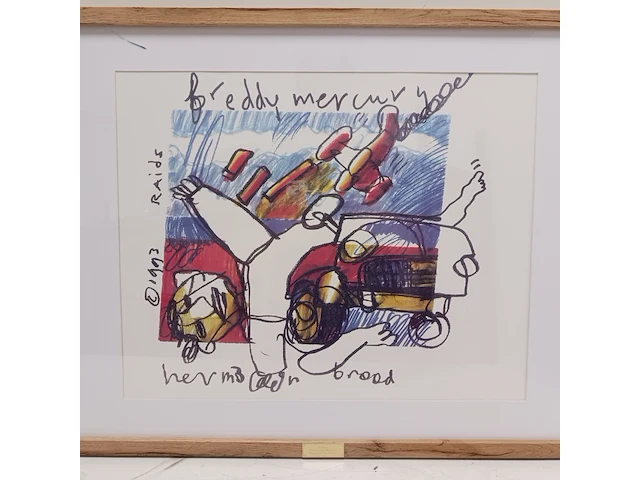 Herman brood freddy mercury, queen, 1993 - afbeelding 2 van  5