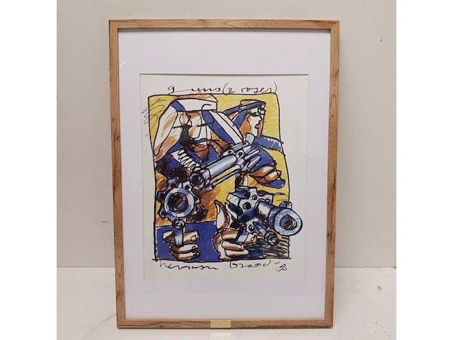 Herman brood "guns n roses" , 1993 - afbeelding 1 van  4