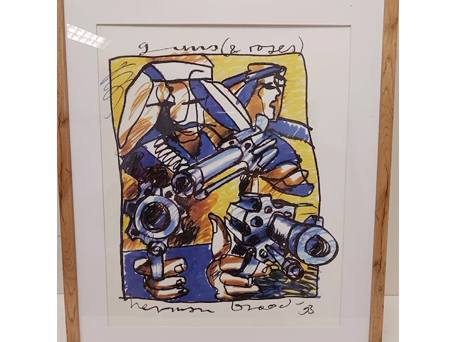Herman brood "guns n roses" , 1993 - afbeelding 2 van  4