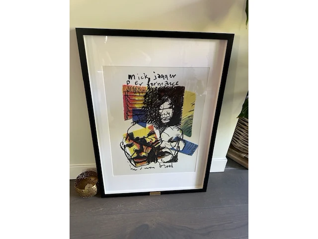Herman brood "mick jagger" rolling stones, 1993 - afbeelding 1 van  3