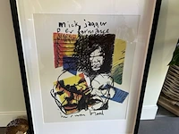 Herman brood "mick jagger" rolling stones, 1993 - afbeelding 1 van  3