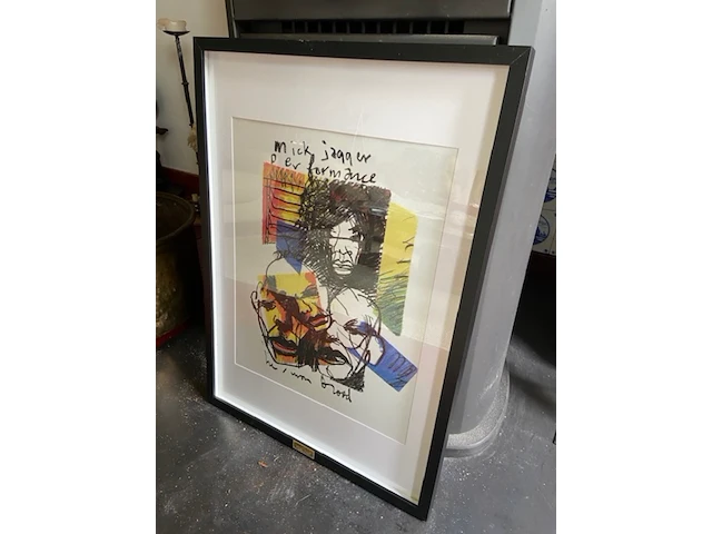 Herman brood "mick jagger" rolling stones , 1993 - afbeelding 2 van  3