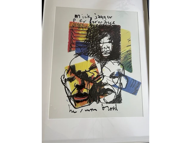 Herman brood "mick jagger" rolling stones , 1993 - afbeelding 1 van  3