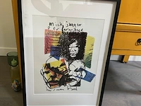 Herman brood "mick jagger" rolling stones , 1993 - afbeelding 2 van  3